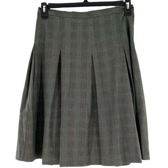 Isaac Mizrahi Skirt Womens Sz 6 Multicolor Fully Lined Pleated Back Zipper Plaid - Picture 1 of 7